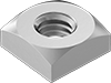 1/4&quot;-20 SQUARE NUT ZINC PLATED