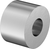 3/4&quot; OD, 1/2&quot; LONG, FOR 5/16&quot; SCREW SIZE ALUMINUM UNTHREADED SPACER