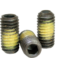 3/8-16 X 3/4&quot; SOCKET SET SCREW CUP POINT W/ NYLON PATCH