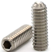 5/16-24 X 3/8 SOCKET SET SCREW CUP PT 18-8SS