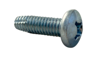 5/16-18 X 1 PHILLIPS PAN THREAD CUTTING SCREW TYPE F FULLY THREADED ZINC AND BAKE