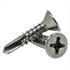 1/4&quot;-14X1&quot;,(FT) INDENT HWH UNSLOT,#3 POINT BSD SELF DRILLING SCREWS HARDENED STAINLESS STEEL 410 (BU