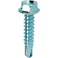 #12-14 X 3&quot; INDENT HWH UNSLOT, #3 POINT BSD PROFERRED SELF DRILLING SCREWS, ZINC