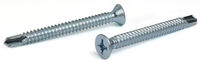 #12 X 1-1/4 PHILLIPS FLAT TEK SCREW ZINC