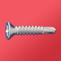#8 X 2&quot; PHIL FLAT HEAD TEK Z/P (3000/CTN)