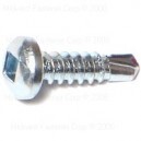 #8 X 1&quot; PAN HEAD SQUARE DRIVE TEK SCREW 18-8SS