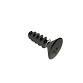 1/4 X 1/2 STAINLESS ROUND HD PHIL THREAD-FORMING SCREW FOR PLASTIC BLACK OXIDE