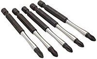 MILWAUKEE ELECTRIC TOOL 48-32-4564 SHOCKWAVE 3-1/2&quot; POWER BIT PHILLIPS #2 5 PACK