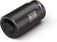 TEKTON 4943 1/2-INCH DRIVE BY 33 MM DEEP IMPACT SOCKET, 6-POINT
