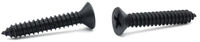 #10 X 2&quot; PHILLIPS FLAT TAPPING SCREW TYPE AB BLACK OXIDE