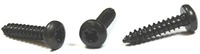 10-16X1/2 6 LOBE PAN SELF TAPPING SCREW TYPE A B FULLY THREADED BLACK OXIDE