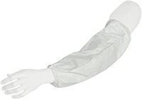 DUPONT TYVEK 400 TY500S 18-INCH DISPOSABLE PROTECTIVE SLEEVE WITH ELASTIC AT BOTH ENDS, WHITE, UNIVE