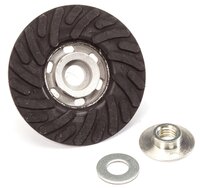 4&quot;DIA 5/8-11 ARBOR MEDIUM 12,000 RPM SPIRACOOL? BACKING PADS FOR RESIN FIBER DISCS WITH NUTS