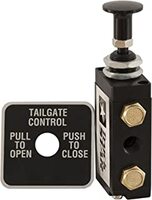 4-WAY AIR VALVE (VALVE,AIR,4WAY,2 POS) 4-WAY, 2-POSITION AIR VALVE, MOUNTS IN DASHBOARD OR CONSO