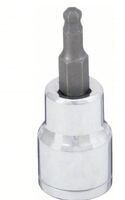 WESTWARD SOCKET BIT: 3/8 IN DRIVE SIZE, HEX TIP, 3/16 IN TIP SIZE, 1 7/8 IN OVERALL LG, SAE