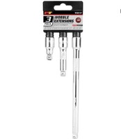 PERFORMANCE TOOL 3PC 3/8&quot;DR WOBBLE EXTENSION SET