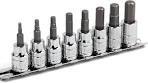 3 TO 10MM 3/8-DRIVE METRIC HEX BIT SOCKET, 8PC