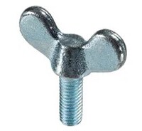 3/8-16&quot; X 1&quot; THUMB (WING) SCREW ZINC PLATED STEEL
