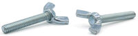 3/8-16X1 COLD FORGED WING SCREW FULL THREAD TYPE A ZINC