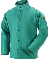BLACK STALLION WELDING JACKET - TRUGUARD 200 FR GREEN COTTON