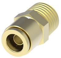 1/2&quot; TUBE X 3/8&quot; MALE NPT BRASS ADAPTER