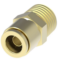 WHF.1868X8X8 1/2" T X 1/2" MALE NPT BRASS connector