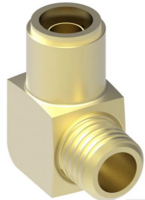 3/8&quot; X 1/4&quot; MNPT 90 DEG RIGID ELBOW BRASS