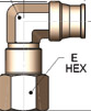 3/8&quot; T X 3/8&quot; FEMALE NPT 90 DEG ELBOW BRASS
