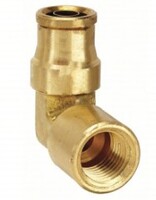 1/2&quot; T X 3/8 FEMALE NPT 90 NEG ELBOW BRASS