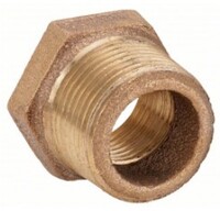 1/2&quot; MNPT X 3/8&quot; FNPT BUSHING BRASS