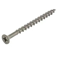 #10-13 X 4&quot; FLAT HEAD PHILLIPS WOOD SCREW ZINC