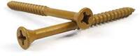 10 X 2-1/2&quot; PHILLIPS SQUARE DRIVE COMPOSITE DECK SCREW TAN (25#)