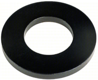 1/4&quot; HEAVY DUTY WASHER 1/4 F/W .281 X .625 X .125 STEEL CASE HARD BLACK OX USA