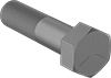 1/4&quot;-20X1&quot;,(FT) HEX CAP SCREWS GRADE 5 COARSE MED. CARBON PLAIN