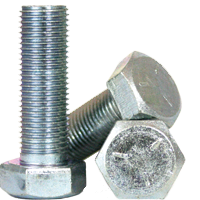 7/16&quot;-20X5 1/2&quot;,(PT) HEX CAP SCREWS GRADE 5 COARSE MED. CARBON ZINC (150/CTN)