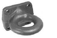 2-1/2&quot; FORGED PINTLE RING 4.5X4.5 BOLT PATTERN, .75INCH BOLTS