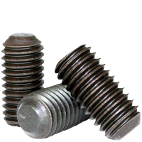 1&quot;-8X1&quot; SOCKET SET SCREWS CUP POINT COARSE ALLOY THERMAL BLACK OXIDE