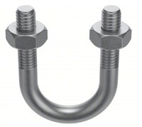 U BOLT ZINC 1/4 X 20 NUT